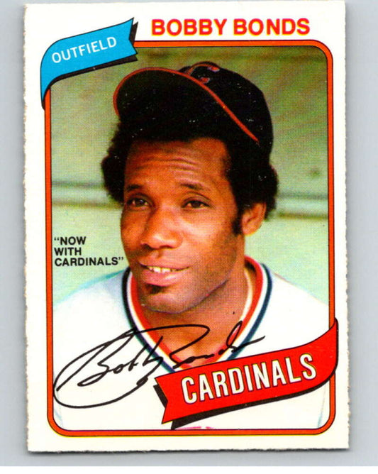1980 O-Pee-Chee #215 Bobby Bonds Cardinals/Indians  V79494 Image 1