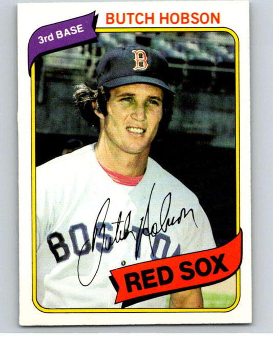1980 O-Pee-Chee #216 Butch Hobson  Boston Red Sox  V79496 Image 1