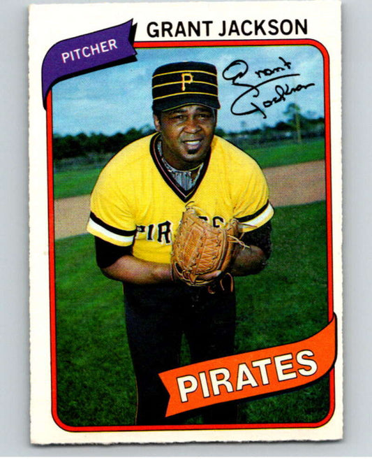 1980 O-Pee-Chee #218 Grant Jackson  Pittsburgh Pirates  V79500 Image 1