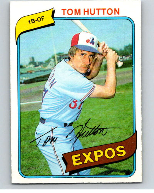 1980 O-Pee-Chee #219 Tom Hutton  Montreal Expos  V79502 Image 1