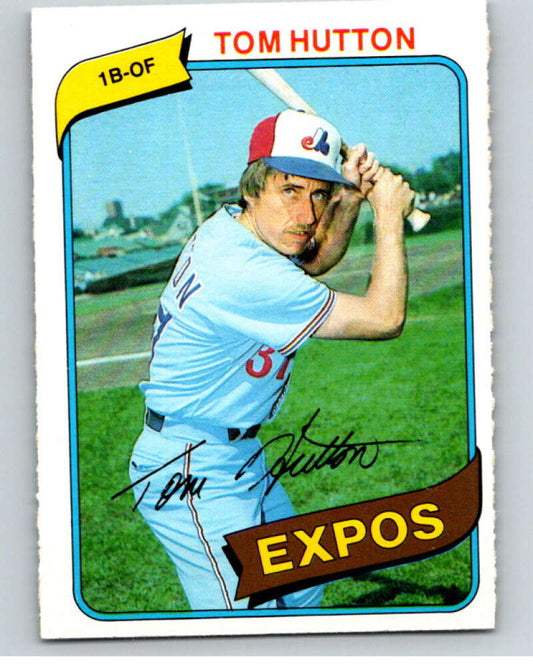 1980 O-Pee-Chee #219 Tom Hutton  Montreal Expos  V79503 Image 1