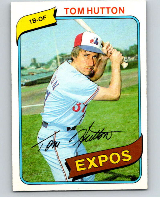 1980 O-Pee-Chee #219 Tom Hutton  Montreal Expos  V79505 Image 1