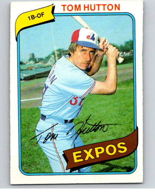 1980 O-Pee-Chee #219 Tom Hutton  Montreal Expos  V79506 Image 1