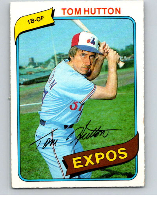 1980 O-Pee-Chee #219 Tom Hutton  Montreal Expos  V79508 Image 1