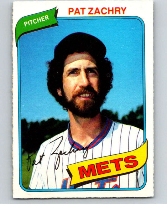 1980 O-Pee-Chee #220 Pat Zachry  New York Mets  V79509 Image 1