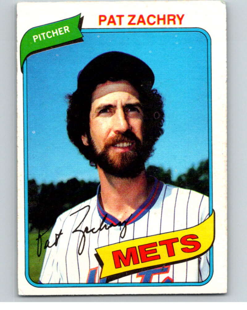 1980 O-Pee-Chee #220 Pat Zachry  New York Mets  V79510 Image 1