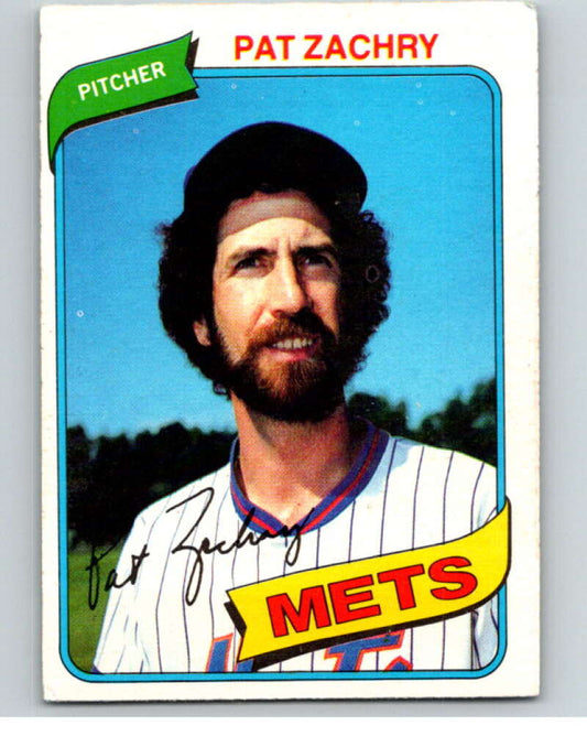 1980 O-Pee-Chee #220 Pat Zachry  New York Mets  V79510 Image 1