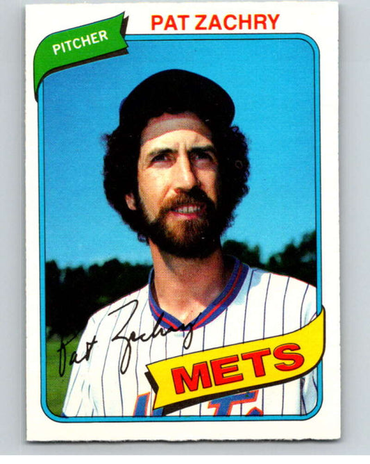 1980 O-Pee-Chee #220 Pat Zachry  New York Mets  V79511 Image 1