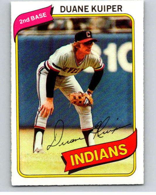 1980 O-Pee-Chee #221 Duane Kuiper  Cleveland Indians  V79513 Image 1