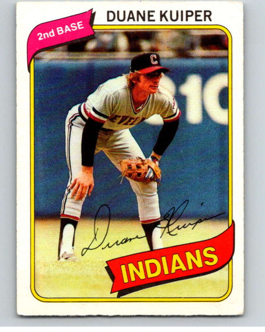 1980 O-Pee-Chee #221 Duane Kuiper  Cleveland Indians  V79514 Image 1