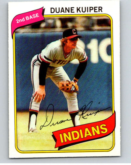 1980 O-Pee-Chee #221 Duane Kuiper  Cleveland Indians  V79516 Image 1