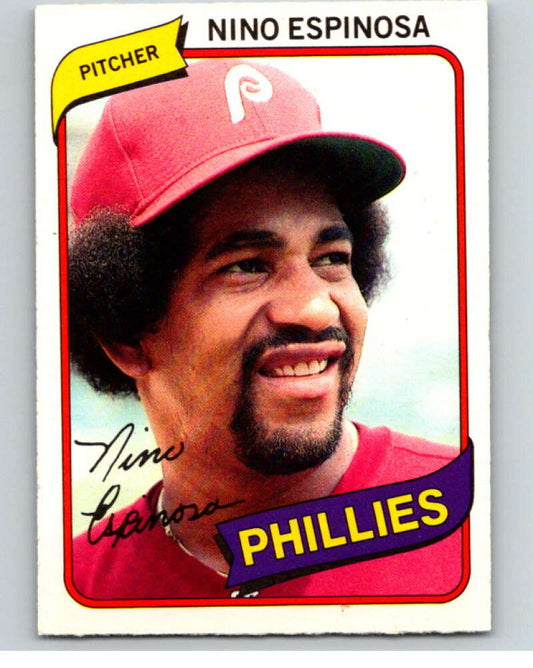 1980 O-Pee-Chee #233 Nino Espinosa  Philadelphia Phillies  V79551 Image 1