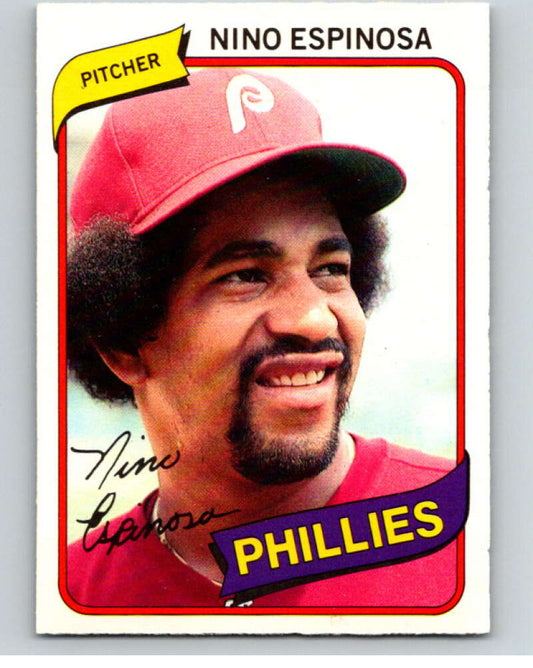 1980 O-Pee-Chee #233 Nino Espinosa  Philadelphia Phillies  V79552 Image 1