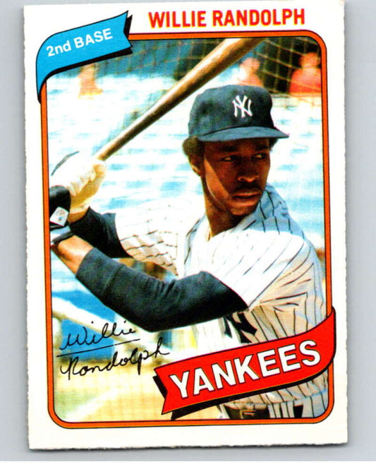 1980 O-Pee-Chee #239 Willie Randolph  New York Yankees  V79569 Image 1
