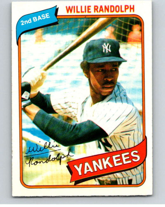 1980 O-Pee-Chee #239 Willie Randolph  New York Yankees  V79570 Image 1