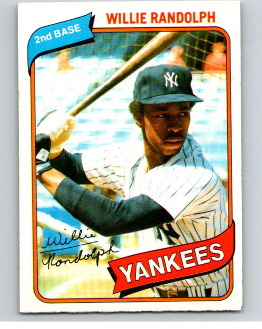 1980 O-Pee-Chee #239 Willie Randolph  New York Yankees  V79572 Image 1