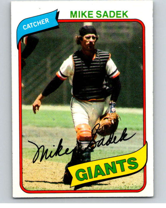 1980 O-Pee-Chee #240 Mike Sadek  San Francisco Giants  V79574 Image 1