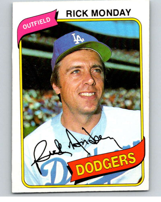 1980 O-Pee-Chee #243 Rick Monday  Los Angeles Dodgers  V79577 Image 1