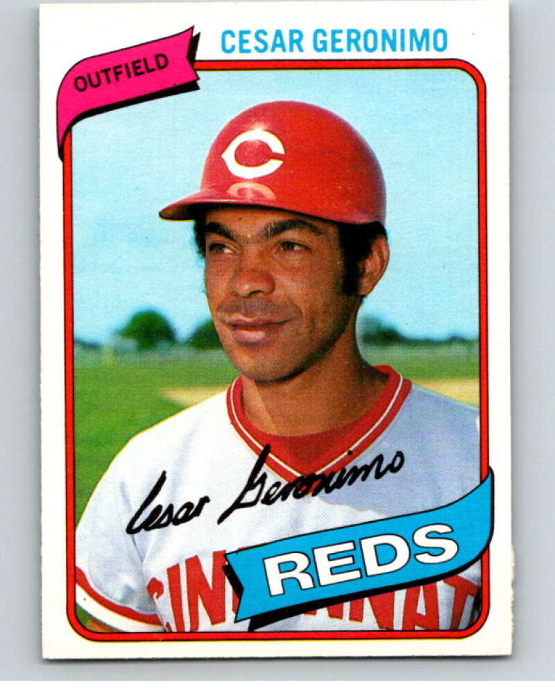 1980 O-Pee-Chee #247 Cesar Geronimo  Cincinnati Reds  V79582 Image 1