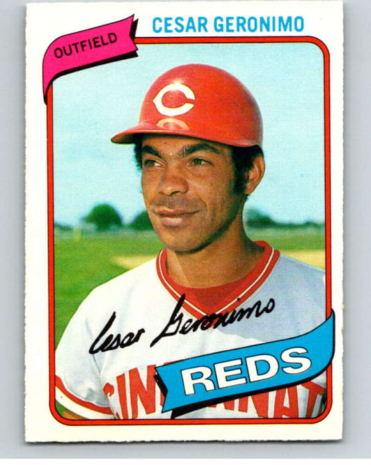 1980 O-Pee-Chee #247 Cesar Geronimo  Cincinnati Reds  V79583 Image 1