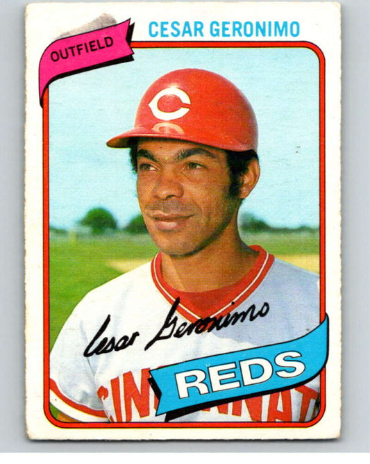 1980 O-Pee-Chee #247 Cesar Geronimo  Cincinnati Reds  V79586 Image 1