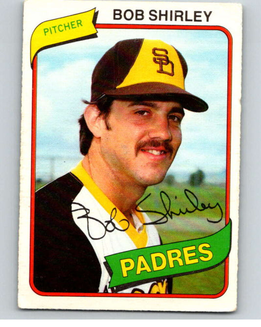 1980 O-Pee-Chee #248 Bob Shirley  San Diego Padres  V79588 Image 1