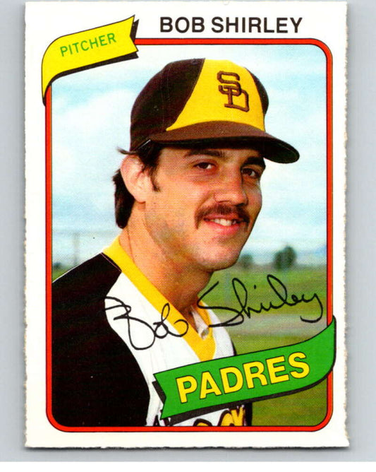 1980 O-Pee-Chee #248 Bob Shirley  San Diego Padres  V79589 Image 1