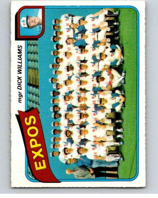 1980 O-Pee-Chee #249 Expos Checklist  Montreal Expos  V79590 Image 1