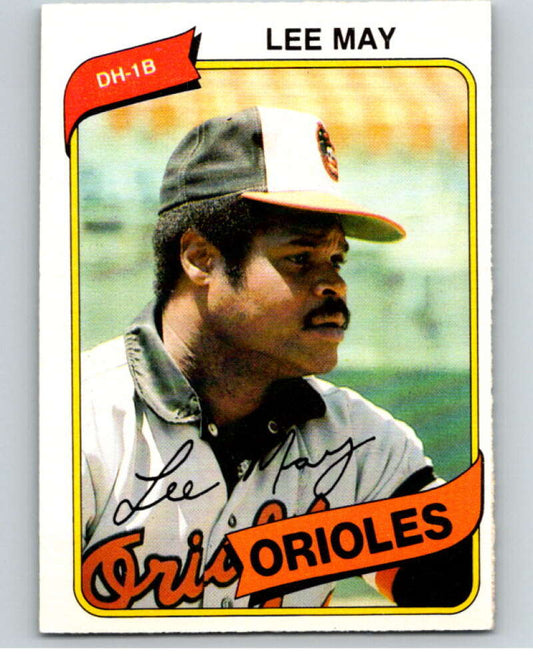 1980 O-Pee-Chee #255 Lee May  Baltimore Orioles  V79618 Image 1