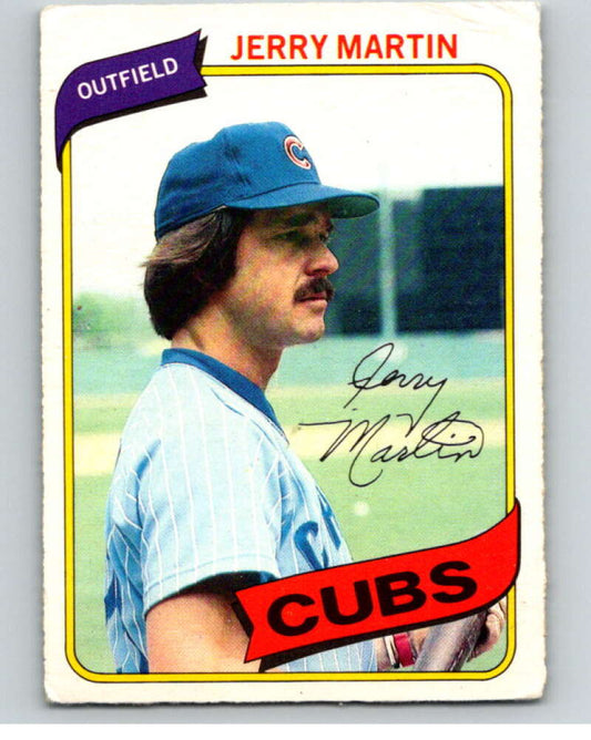 1980 O-Pee-Chee #256 Jerry Martin  Chicago Cubs  V79624 Image 1