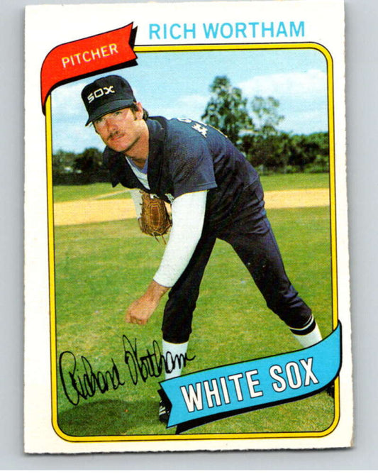 1980 O-Pee-Chee #261 Rich Wortham  Chicago White Sox  V79636 Image 1