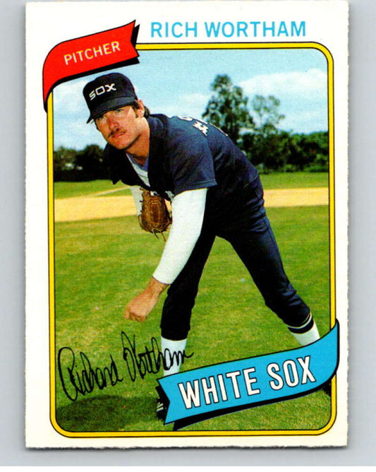 1980 O-Pee-Chee #261 Rich Wortham  Chicago White Sox  V79637 Image 1