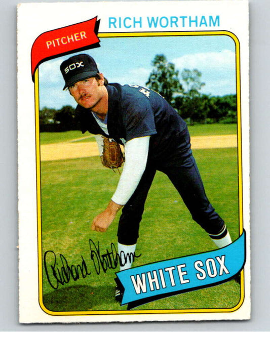 1980 O-Pee-Chee #261 Rich Wortham  Chicago White Sox  V79638 Image 1