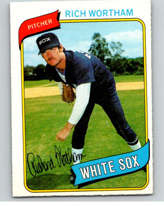 1980 O-Pee-Chee #261 Rich Wortham  Chicago White Sox  V79639 Image 1