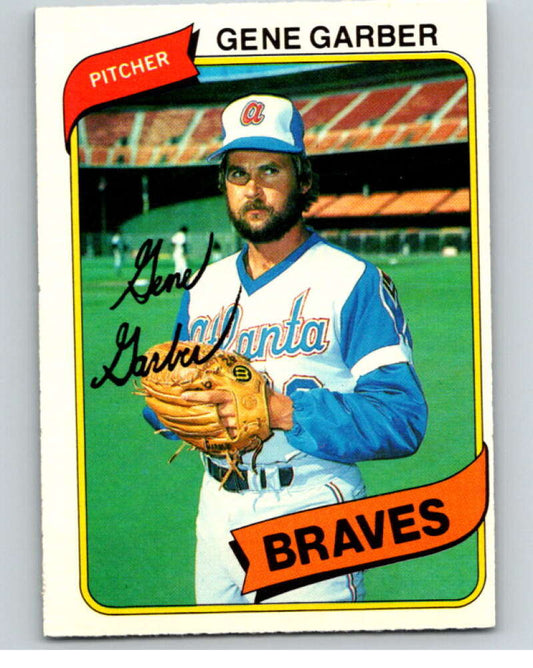 1980 O-Pee-Chee #263 Gene Garber  Atlanta Braves  V79642 Image 1