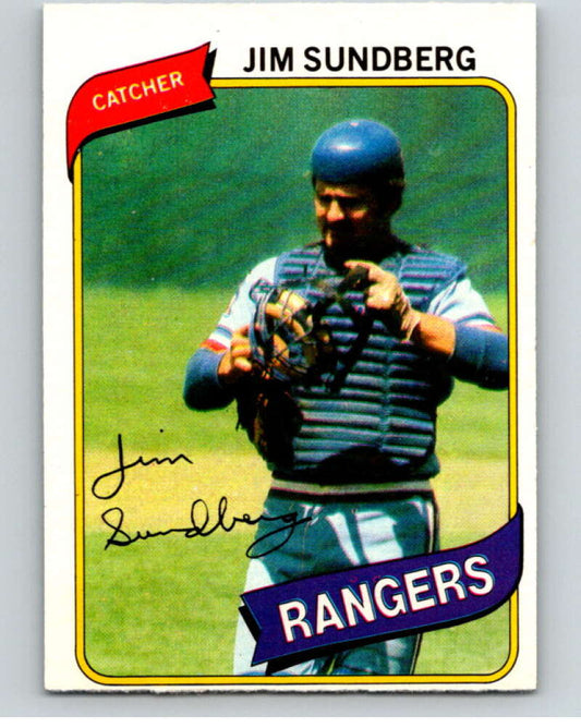 1980 O-Pee-Chee #276 Jim Sundberg  Texas Rangers  V79673 Image 1