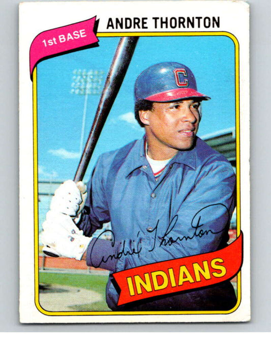 1980 O-Pee-Chee #278 Andre Thornton  Cleveland Indians  V79677 Image 1
