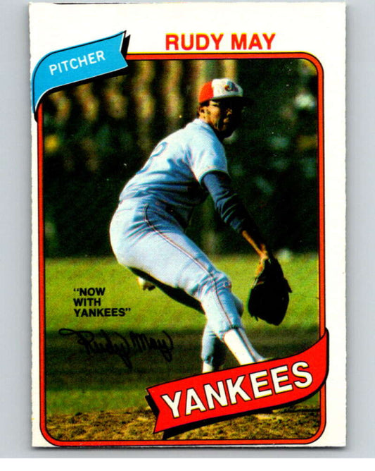 1980 O-Pee-Chee #281 Rudy May  New York Yankees/Expos  V79684 Image 1