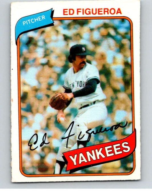 1980 O-Pee-Chee #288 Ed Figueroa  New York Yankees  V79704 Image 1