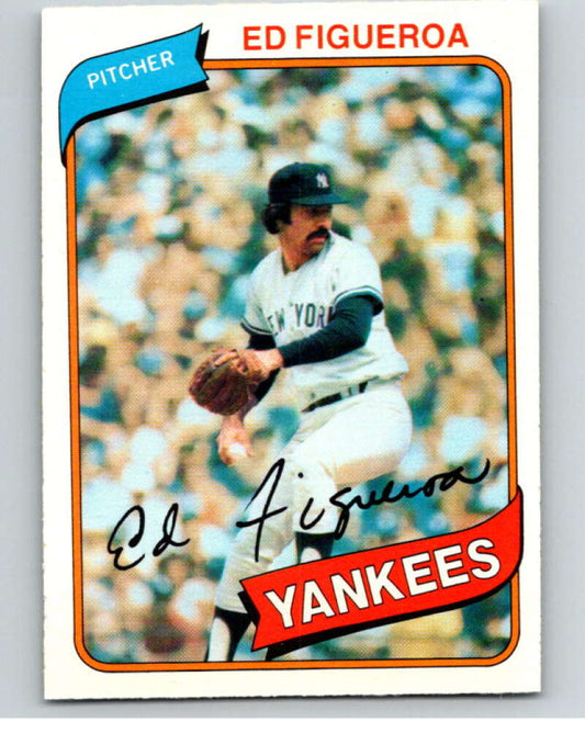 1980 O-Pee-Chee #288 Ed Figueroa  New York Yankees  V79705 Image 1