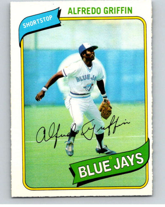 1980 O-Pee-Chee #290 Alfredo Griffin  Toronto Blue Jays  V79707 Image 1