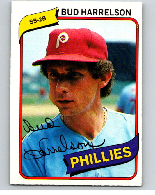 1980 O-Pee-Chee #294 Bud Harrelson  Philadelphia Phillies  V79717 Image 1