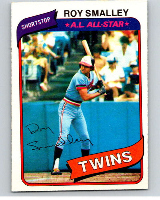 1980 O-Pee-Chee #296 Roy Smalley  Minnesota Twins  V79727 Image 1