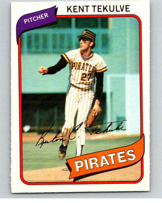 1980 O-Pee-Chee #297 Kent Tekulve  Pittsburgh Pirates  V79728 Image 1