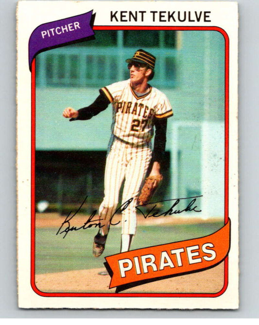 1980 O-Pee-Chee #297 Kent Tekulve  Pittsburgh Pirates  V79729 Image 1