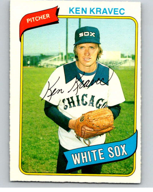 1980 O-Pee-Chee #299 Ken Kravec  Chicago White Sox  V79730 Image 1