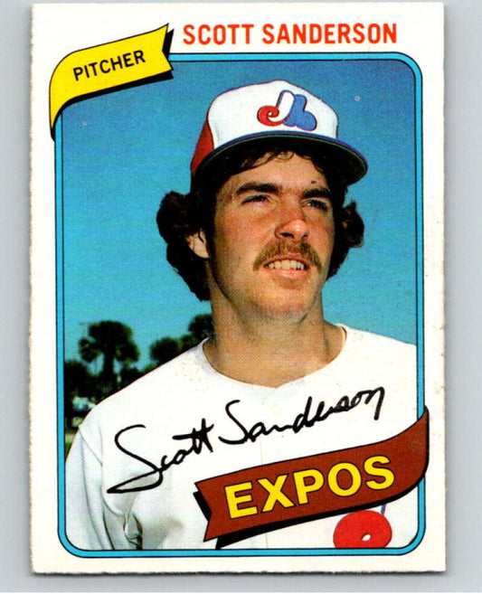 1980 O-Pee-Chee #301 Scott Sanderson  Montreal Expos  V79734 Image 1