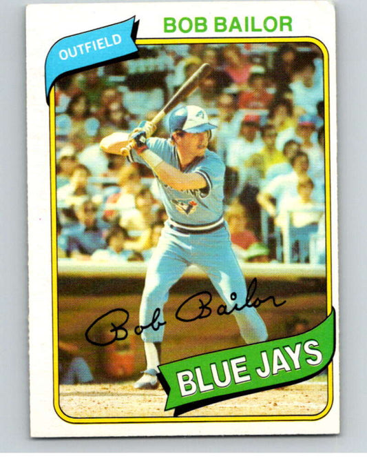 1980 O-Pee-Chee #304 Bob Bailor  Toronto Blue Jays  V79740 Image 1