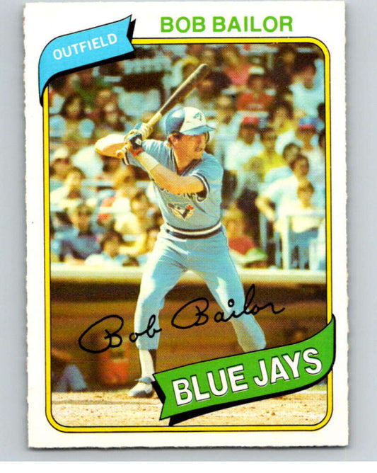 1980 O-Pee-Chee #304 Bob Bailor  Toronto Blue Jays  V79741 Image 1
