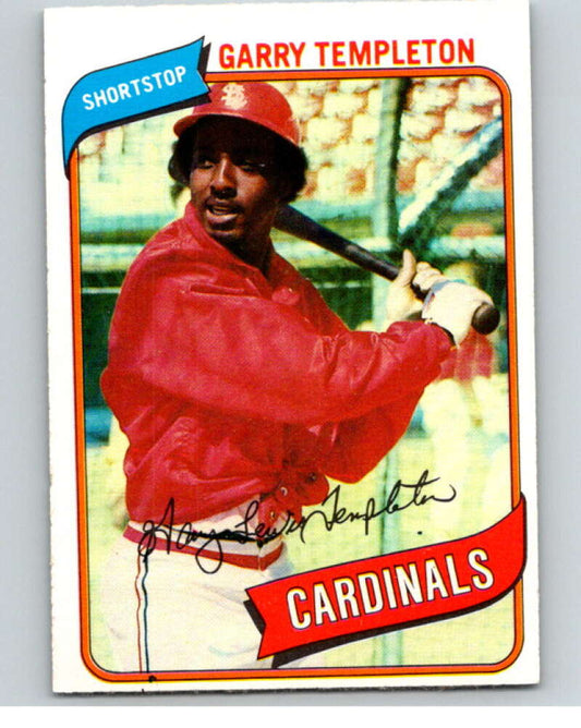 1980 O-Pee-Chee #308 Garry Templeton  St. Louis Cardinals  V79756 Image 1